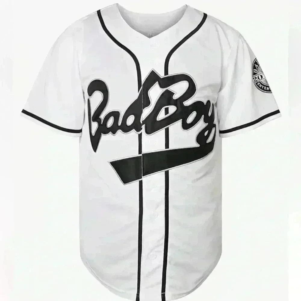 Bad Boy 10 Baseball Jersey for Men - Hip Hop Clothing , Club and Pub Dress